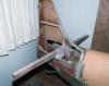 Horizontal stabilizer spar glassed in supported by...
